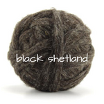 Load image into Gallery viewer, Carded - Black Shetland Slivers
