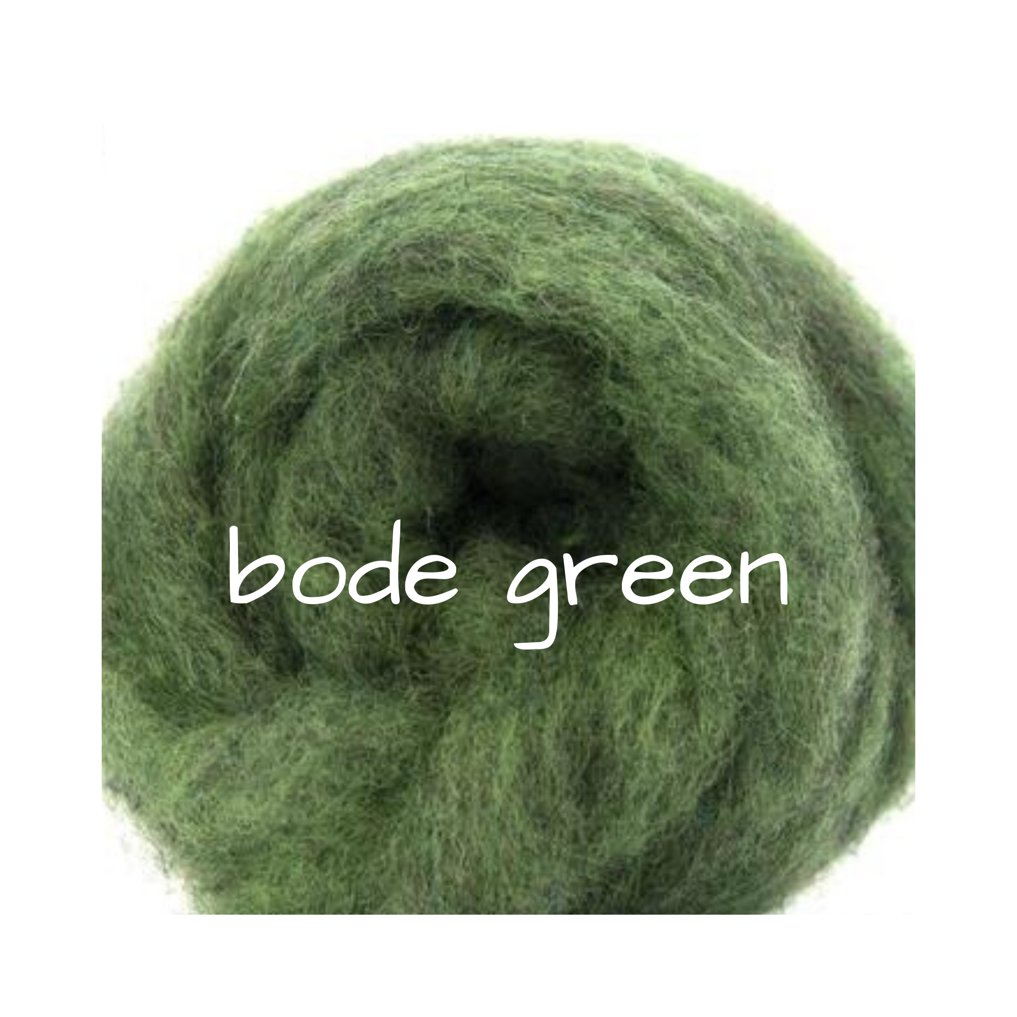 Carded Corriedale Slivers - Bode Green