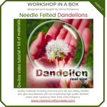 Load image into Gallery viewer, Workshop in a Box - Needle Felted Dandelions by Anna Potapova
