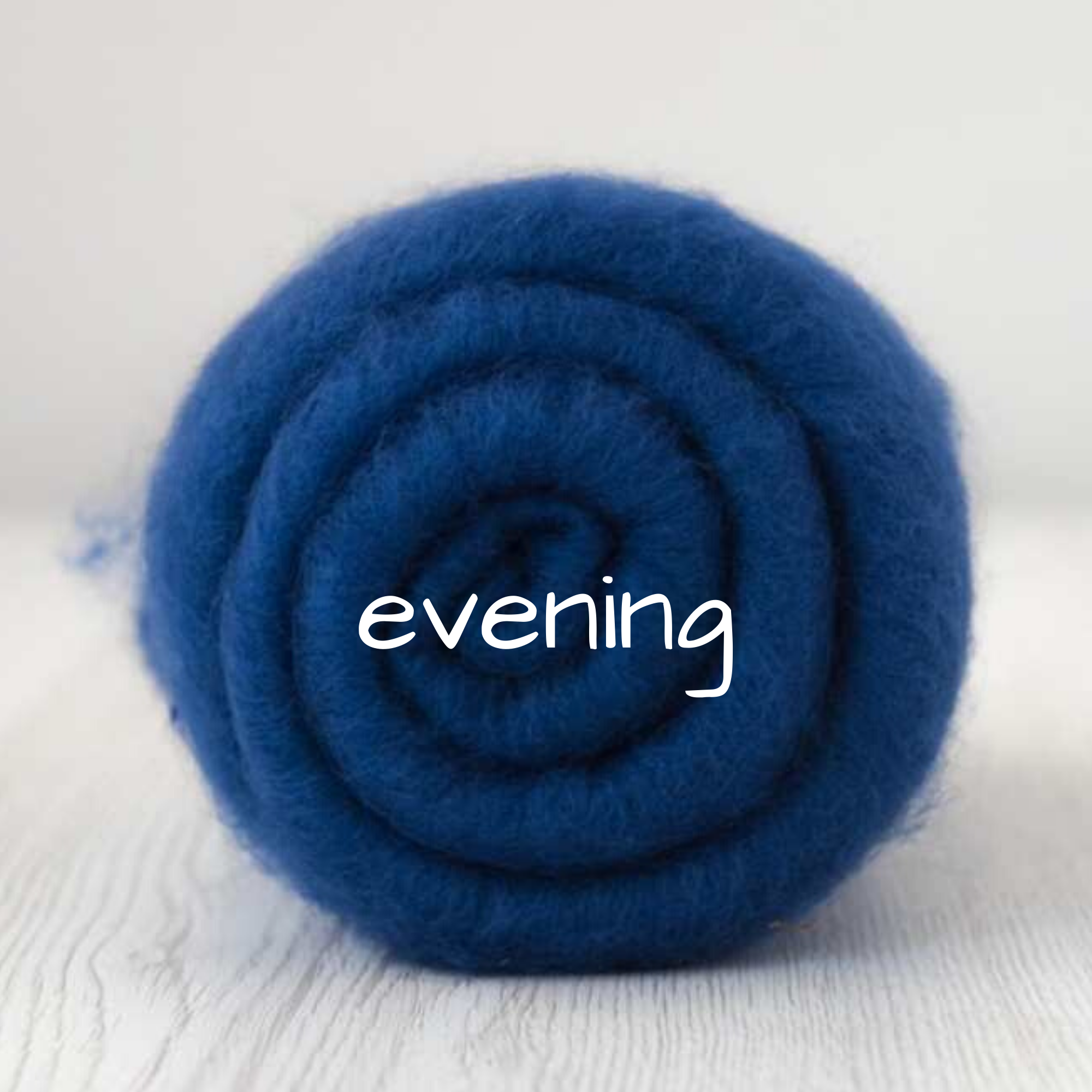 Carded Batting Extra Fine Merino Needle Felting Wool - Evening