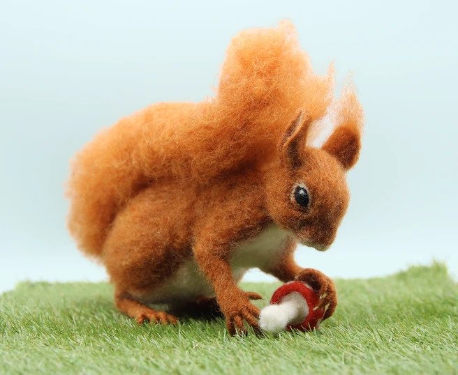 Solly The Squirrel Needle Felting Kit – Felt Wildly