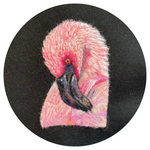 Load image into Gallery viewer, Needle Felted Flamingo Picture Kit
