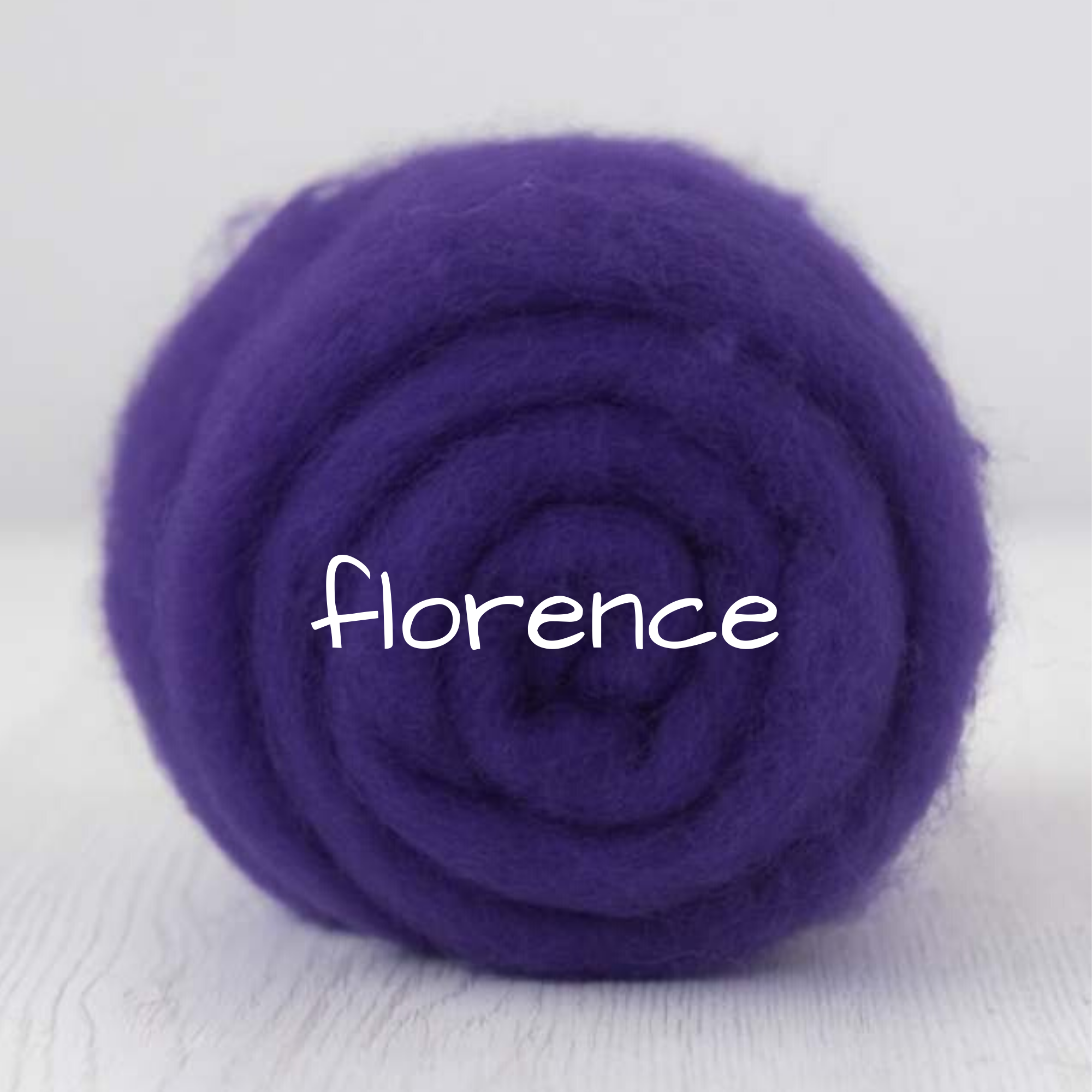 Carded Batting Extra Fine Merino Needle Felting Wool - Florence