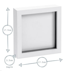 Deep box frame - white - 6" square