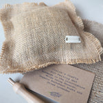Load image into Gallery viewer, The ECO Mat    Hessian  Buckwheat &amp; Lavender Felting Mat
