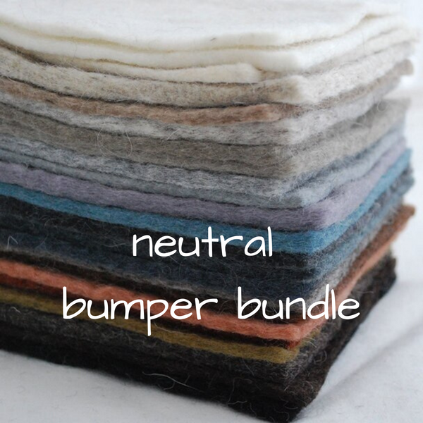 wool felt sheets: neutrals – kata golda handmade