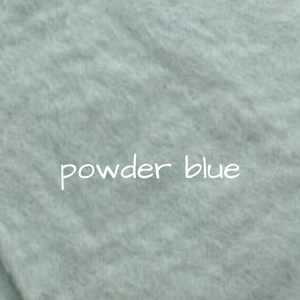 Thick Handmade 100% Wool Felt - Powder Blue