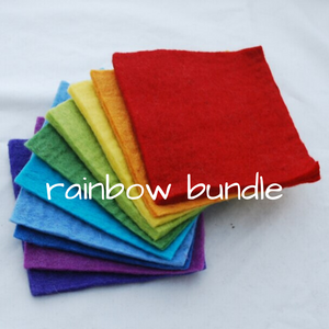 Thick Rustic Wool Felt Sheets - A Child's Dream