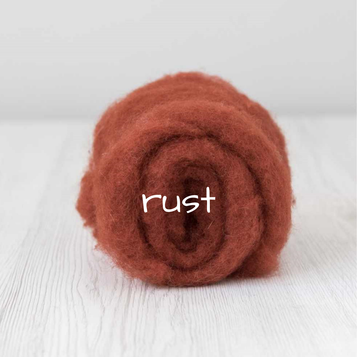 Carded Batting New Zealand Wool DHG 'Maori' Batt - Rust – Felt Wildly