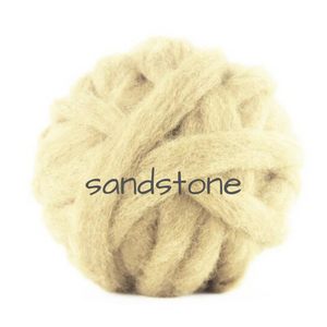 Carded Corriedale Slivers - Sandstone