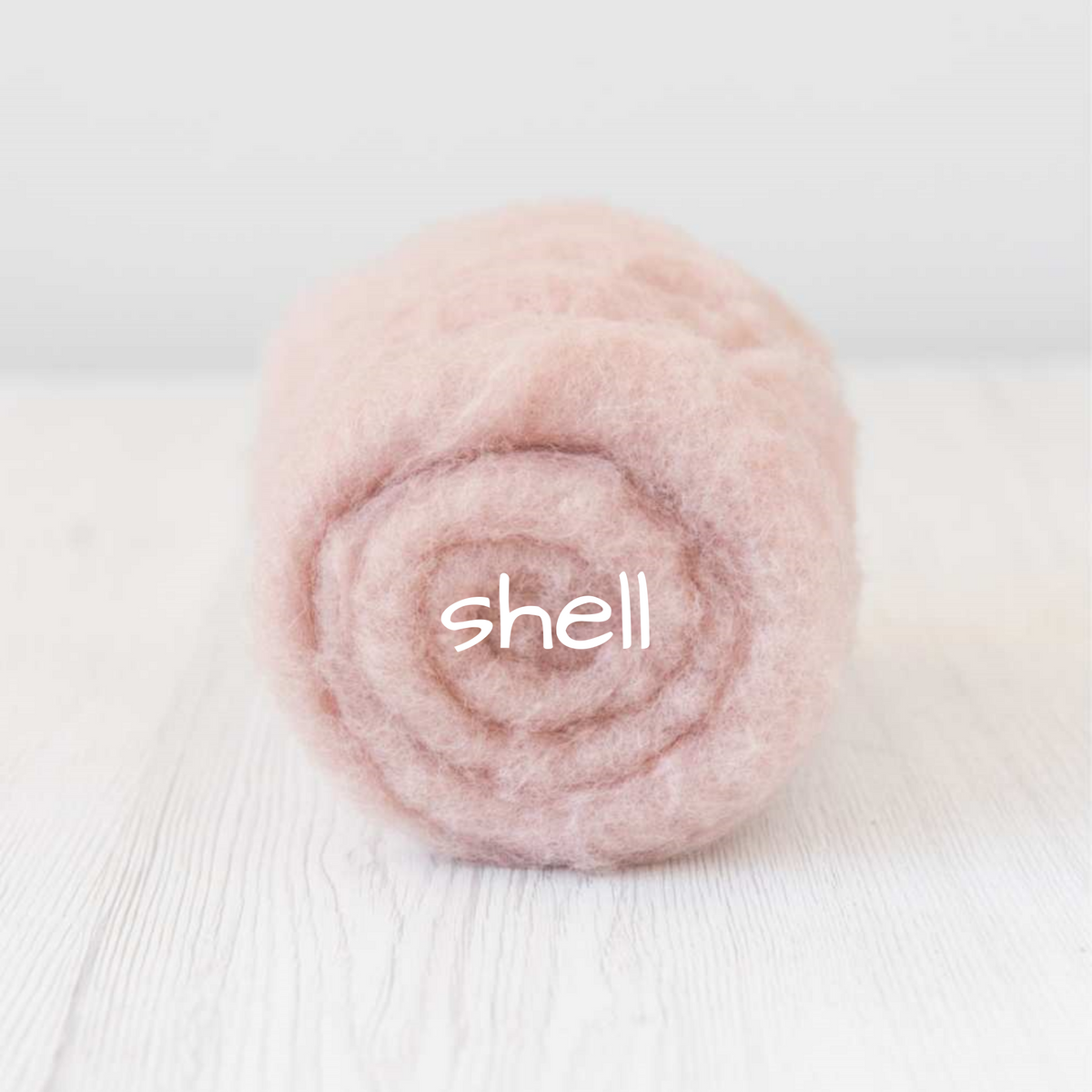 Carded Batting New Zealand Wool DHG 'Maori' Batt - Shell – Felt Wildly