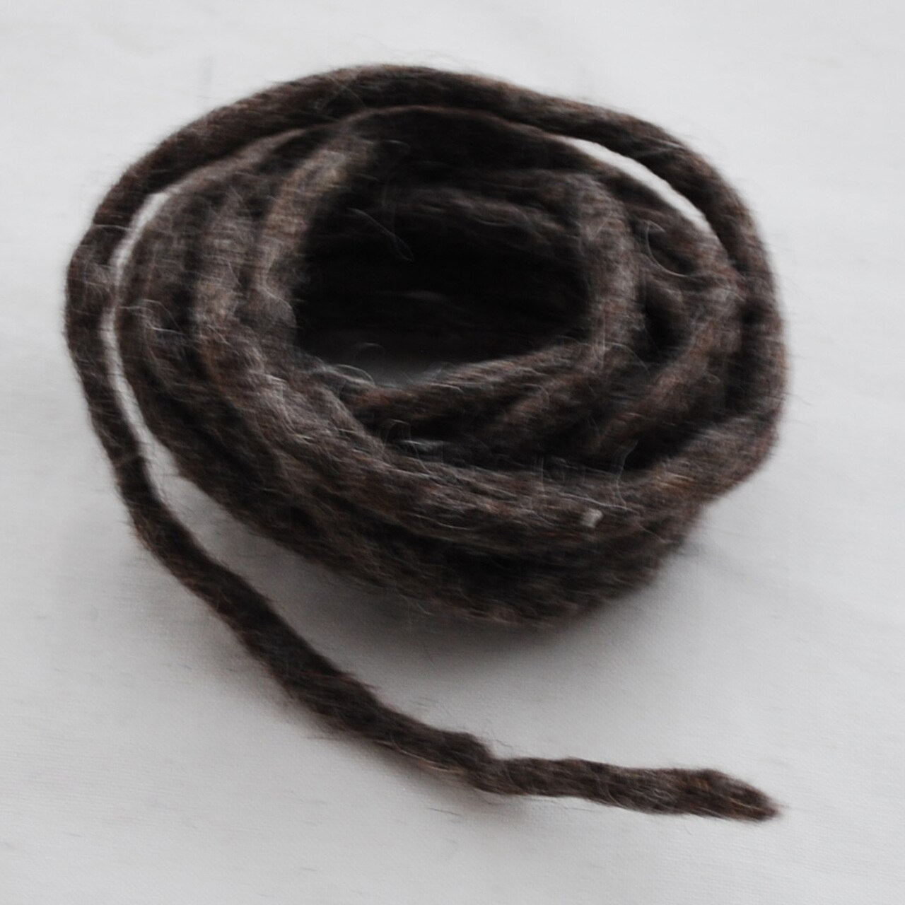 Handmade 100% Wool Felt Cord - Brown Mix